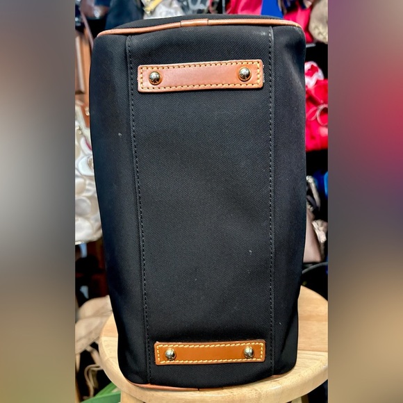 Dooney & Bourke All Weather Nylon & Leather Dome Satchel Bag w/ Crossbody Strap - Picture 6 of 13